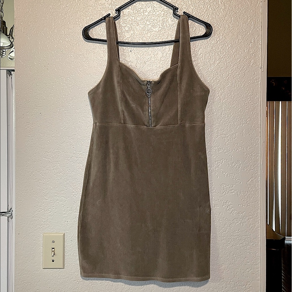 Wild Fable Green Pinafore Dress